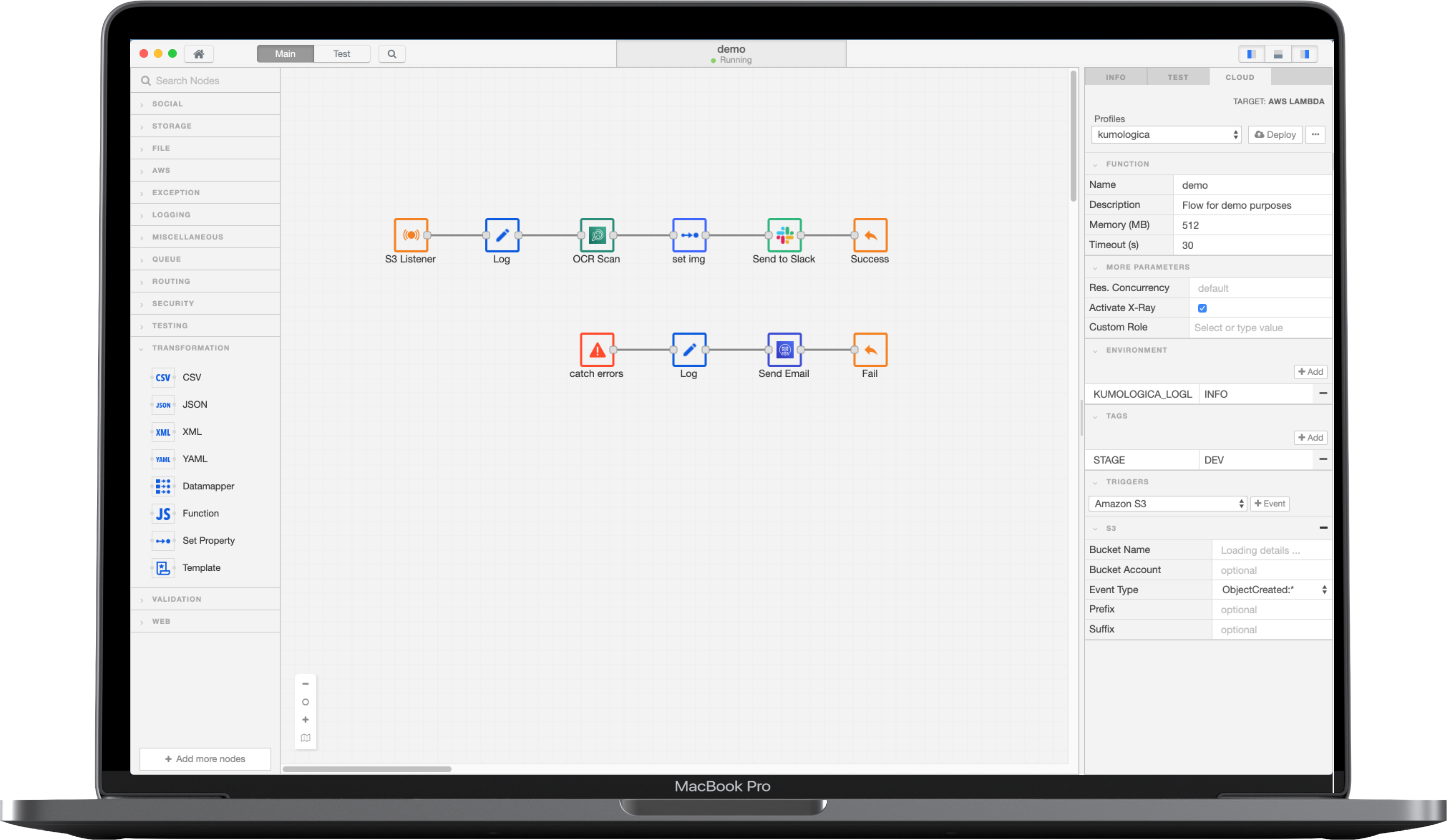 Kumologica Platform Overview